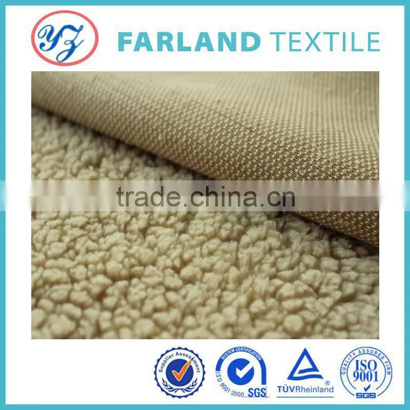 Bubble cashmere fake wool fabric for Snow boots Japanese style