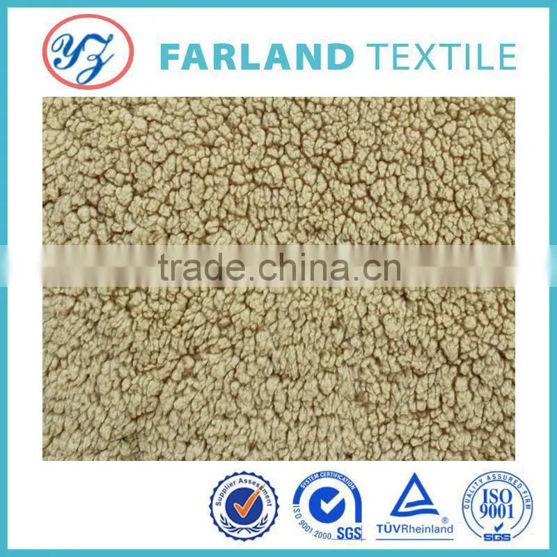 Bubble cashmere fake wool fabric for Snow boots Japanese style