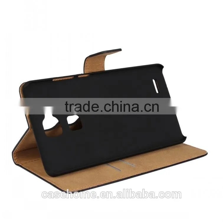 High Level Real Genuine Leather Wallet Case for Huawei Mate 7