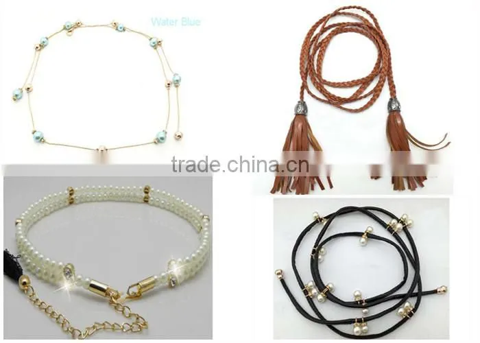 Spring and Summer Dress Decorate Belt Fashion Casual Women Elastic Wide Canvas Belt