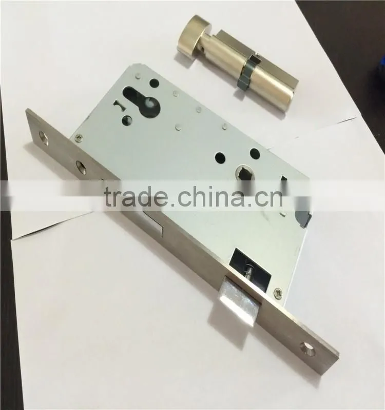 Euro Profile Single Security Door Cylinder Mortise Lock