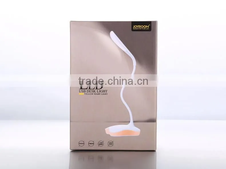 Joyroom LT102 LED USB Desk Light with the warm yellow night light and Technology blue night light 360 degree rotation desk lamp