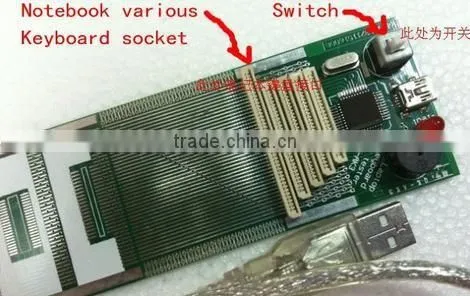 high quality !!! LY KT10 universal notebook keyboard tester,with extra 3 extend ports (Cannot support Apple notebook)