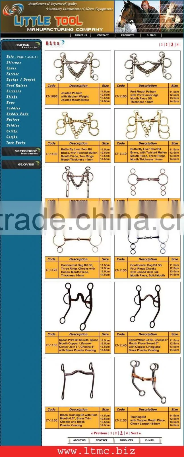 Loose Ring Snaffle, SS Bit with Solid Mouth