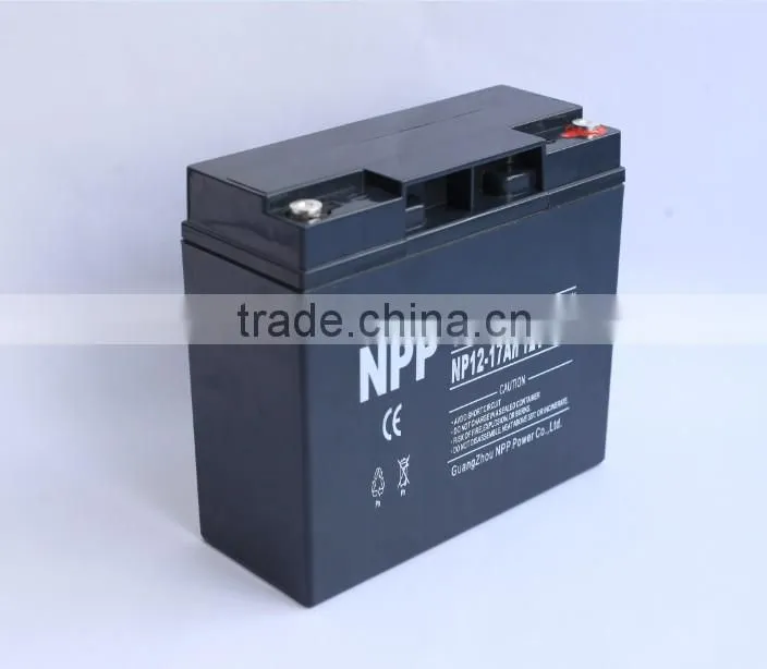 12V17AH storage battery for Emergency Lighting