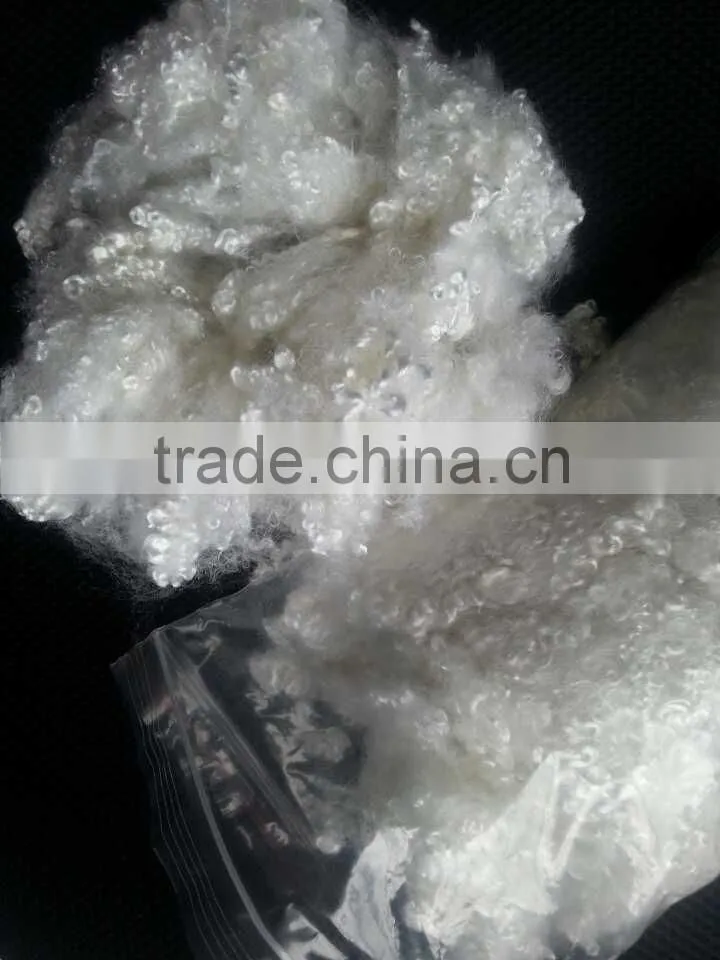 Regenerate 7D X64mm hollow conjugated siliconized polyester staple fiber
