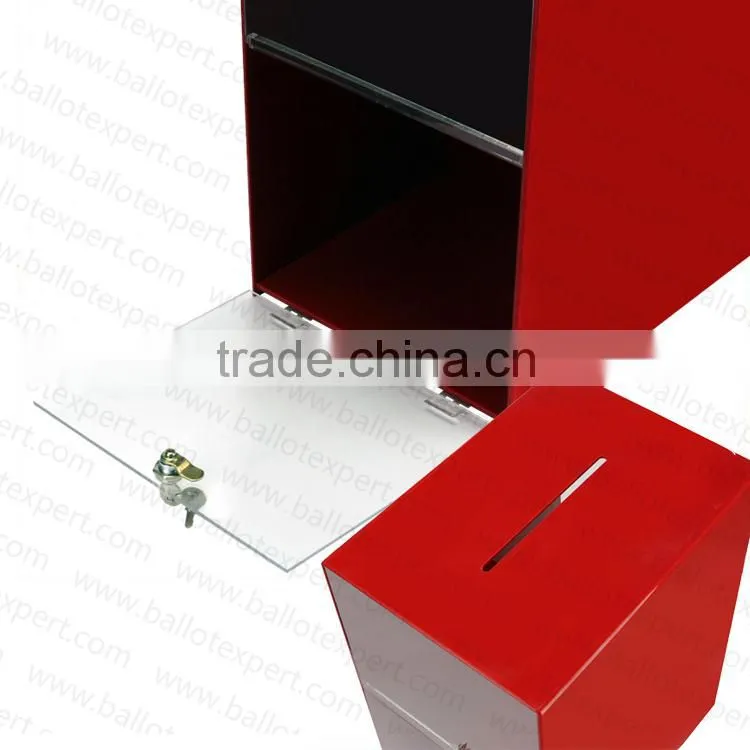 clear transparent SE-BXA005 voting box , election promotional items
