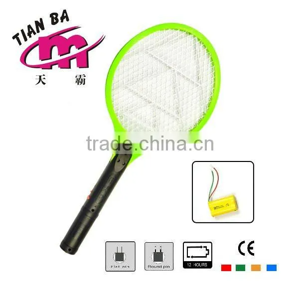 RECHARGEABLE ELECTRIC MOSQUITOS SWATTER WITH CE/RoHS CERTIFICATE