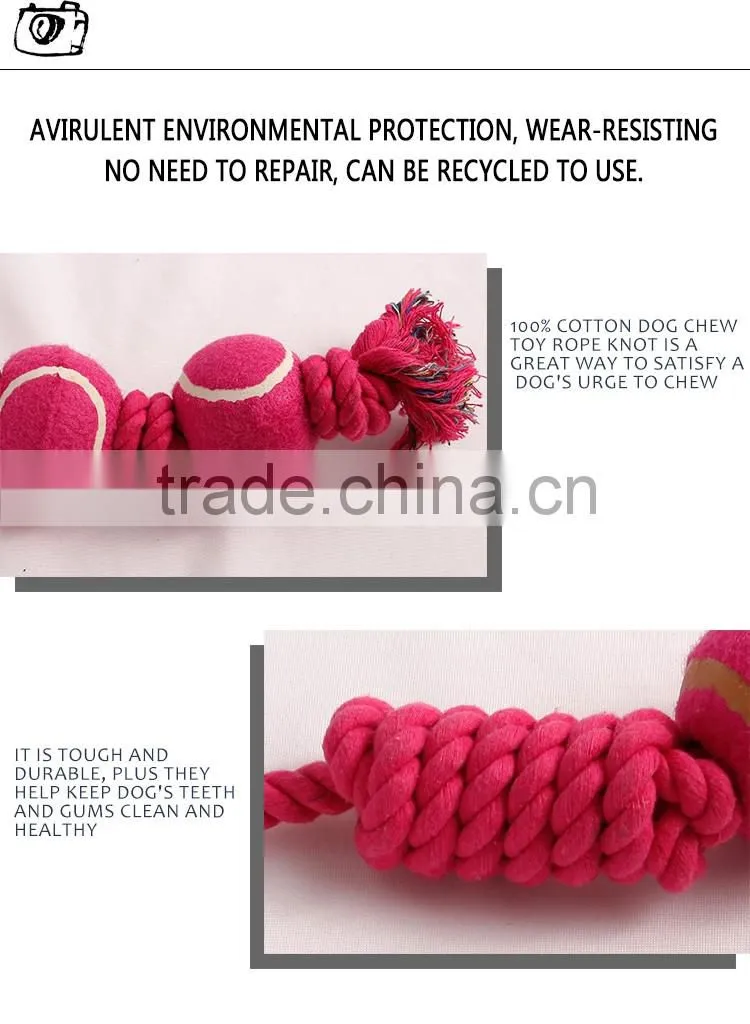 factory price pet rope toy for dog chew with good quality