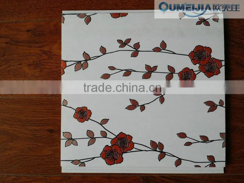 Oumeijia the latest design pvc laminated wall panels for interior decoration