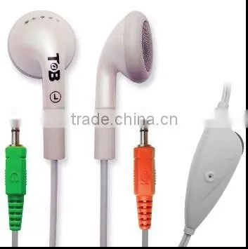 Consumer electronic computer accessory in bulk free sample cheap earphones with microphone for laptop computer