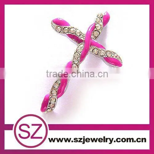 G70 newest green crystal cross religious pendant