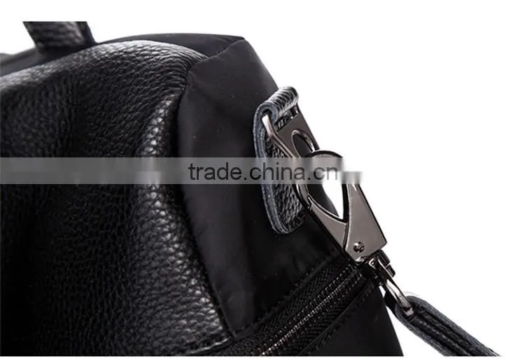 alibaba china supplier leather backpack 2016 high quality fashion women bag black leather backpack