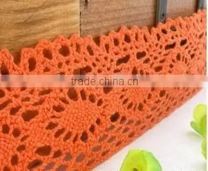 wholesale fashional lace cotton trim mainly used in dresses