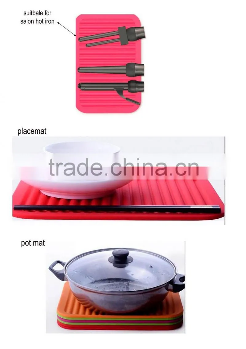 heat-resistant roll up silicone mat for Iron mat silicone placemat