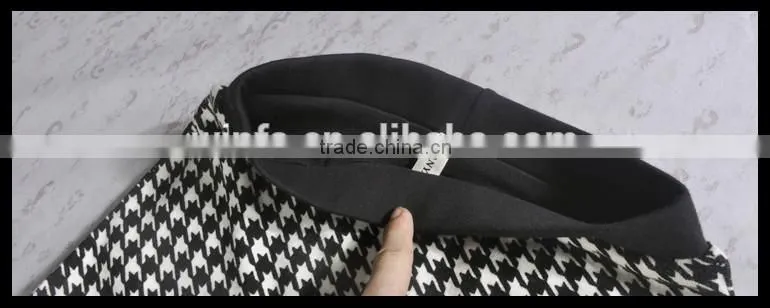 Made in China 2014 Fashion Faux Two Pieces Legging Hip Package Sexy Culottes Skirt Pants