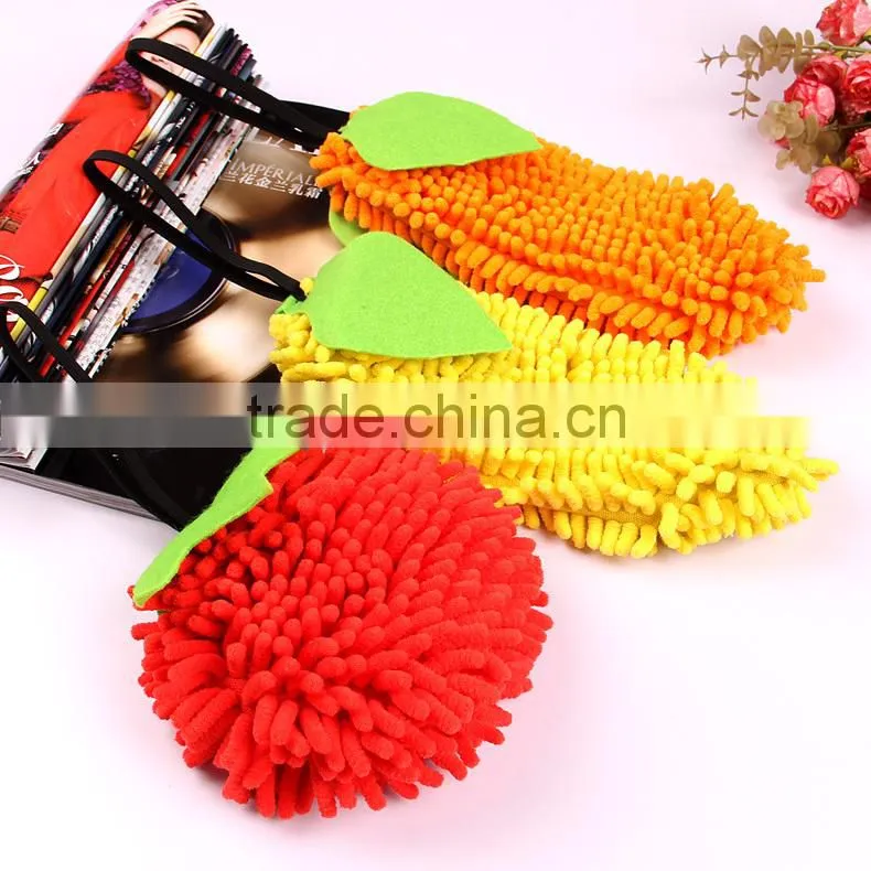 China supplier wholesale promotional custom chenille hand towel