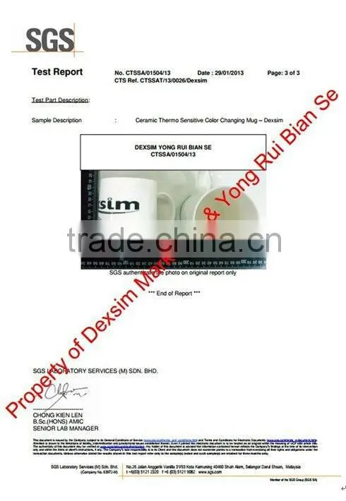 Red Couple Lovers Gift Color Changing Mug Factory Shenzhen