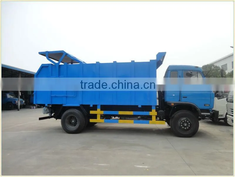 Hot sale Dongfeng 4x2 garbage dump truck
