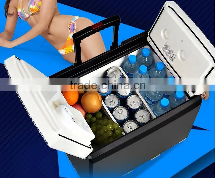 with wheels Thermoelectric cooler warmer hot cold mini fridge