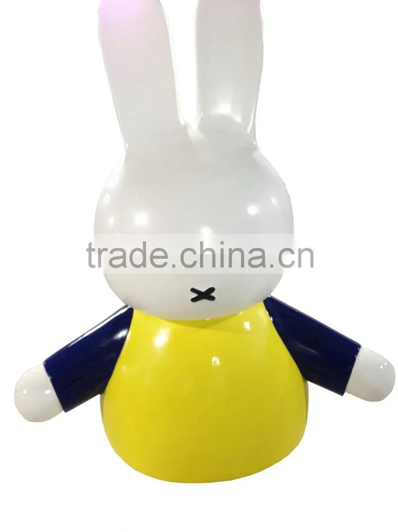 fiberglass rabbit statue