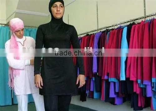 open hot sexy girl photo muslim women swimwear waterproof
