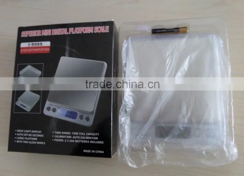 New design I2000 style digital pocket scales 3000g/0.1g in top quality