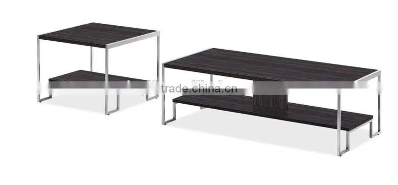CT-46 ET-46 wood steel design coffee table