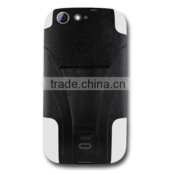 T-Stand Dual Layer Armor Case With Kick Stand For BLU life one