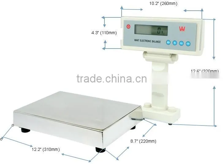 Industrial Digital Weighing Scales WT200001B 20kg 0.1g