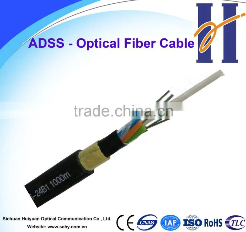 GYFY Single jacket aramid yarn armored 144 core fiber optic cable / fiber optic cable manufacturers / optic fiber cable price