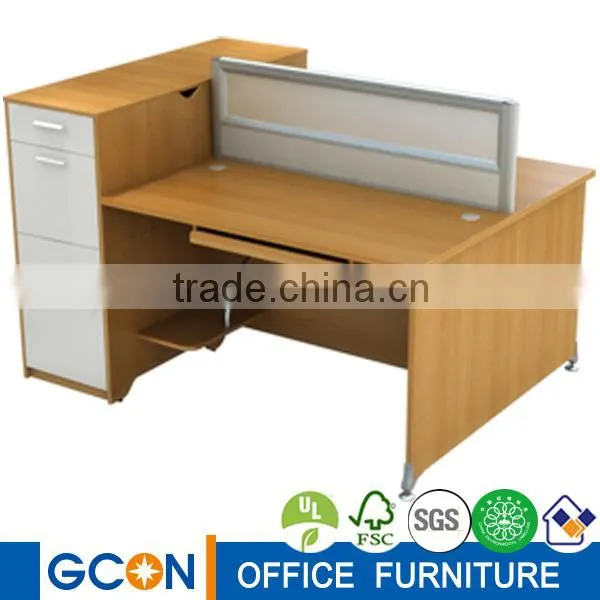 Modern office workstation layout/2 person workstation