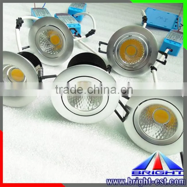 SAA Approved 230v Cut out 70mm 10w Round Dimmable LED Downlight,