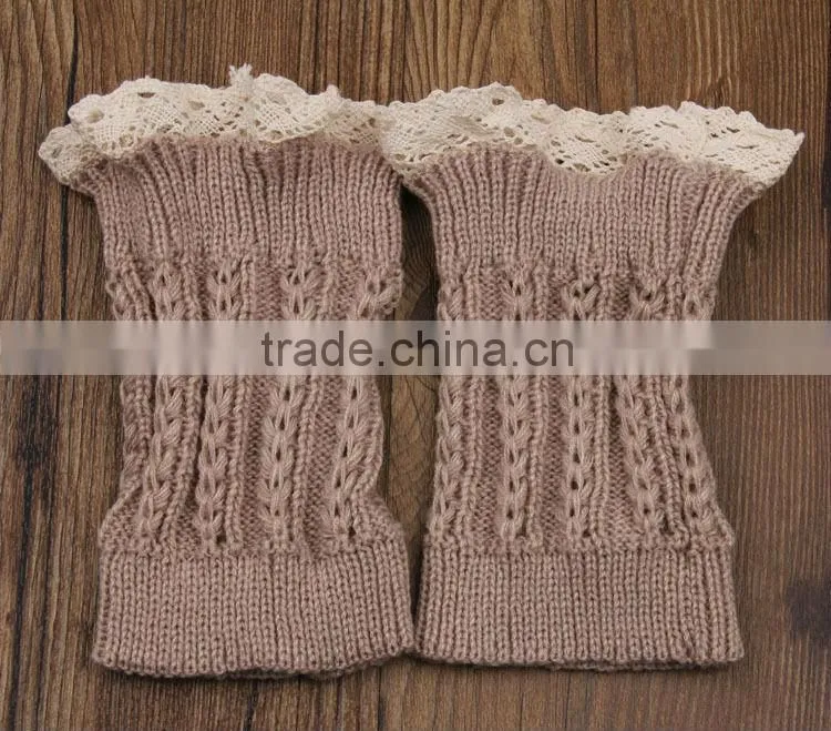 Wholesale Acrylic Crochet Leg Warmers For Women Sex Lace Leg Warmers