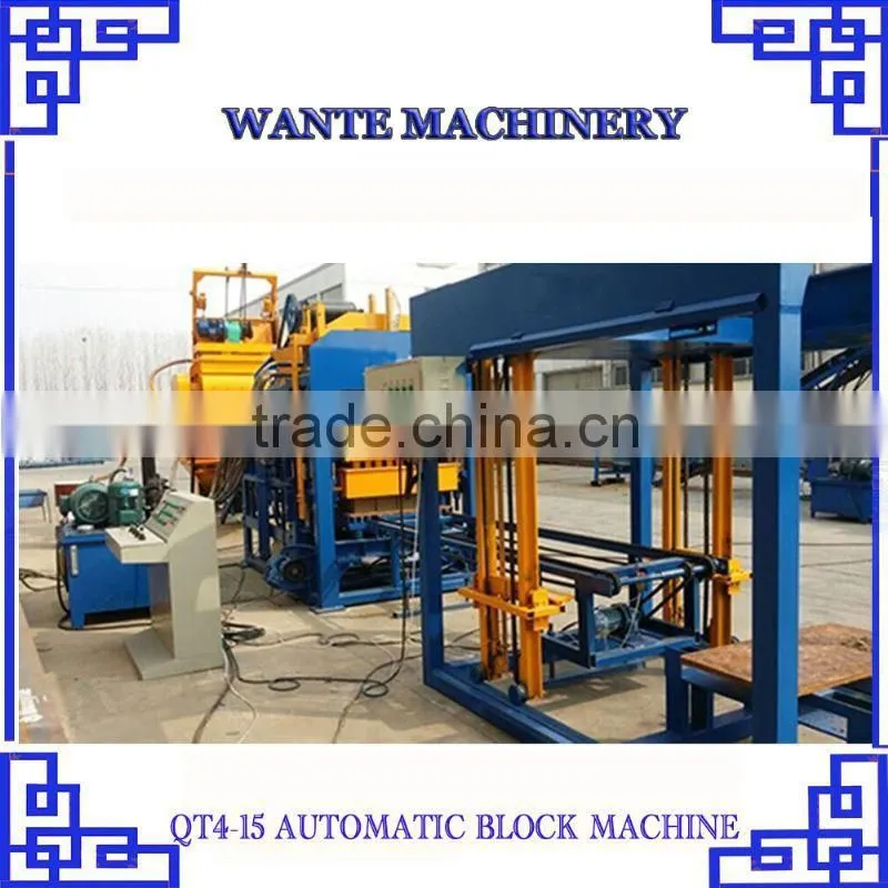 QT4-15 high production hollow core slab machine