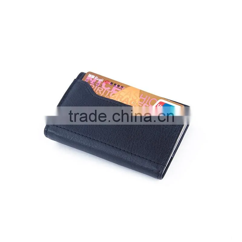 001 handcraft cardholder men slim credit card holder Dark Brown