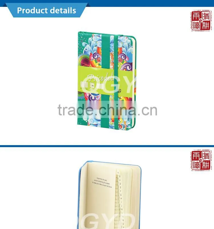 leather cover pocket college notebook