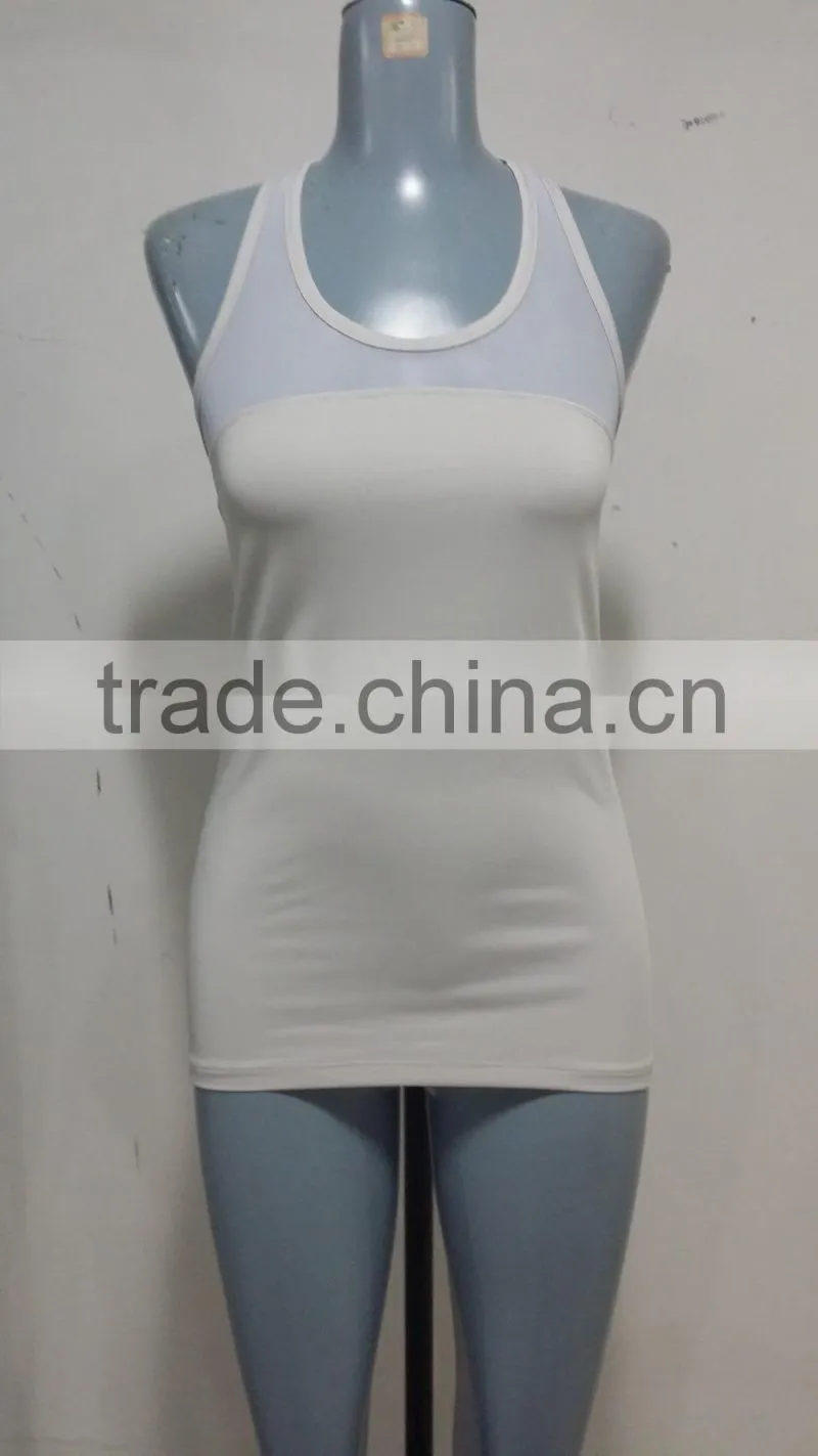 Santic wholesale fitness clothing plus size women clothing tank top