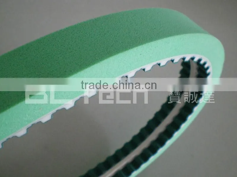 PU Timing Belt With Guide Belt&Green Sponge/Foam