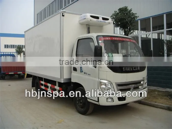 new product mini freezer box truck, small refrigerator box truck for sale