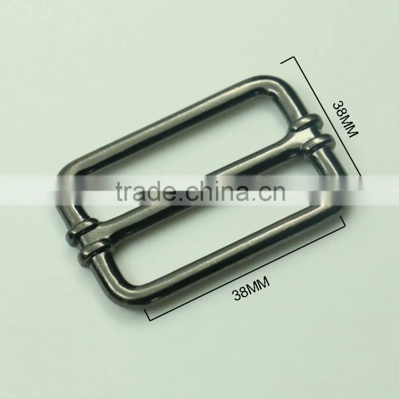 Eco-friendly heavy duty metal gun slider men belt buckle for 38mm 1.5 inch webbing strap