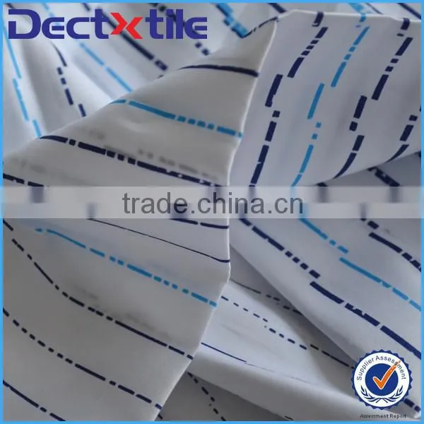 high level carded cotton plain dyed fabric printed shirt textile for printed shirt