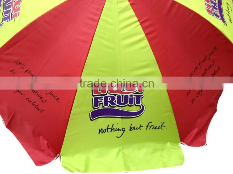 logo printing customized professional beach umbrella
