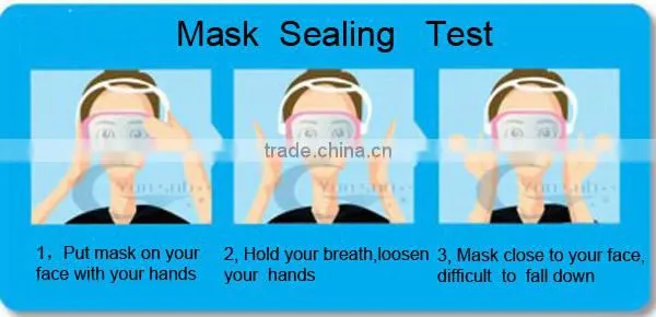 Adult snorkeling set diving set diving mask snorkel fins