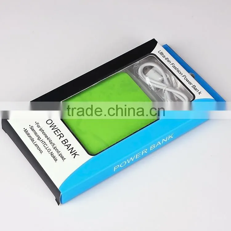 Trending Hot Products 2016 Custom logo printing high quality mobile external battery pack Power Bank usb charger
