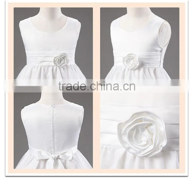 Fashion new designs handmade charming child evening dress noble girl maxi dress TR-WS07