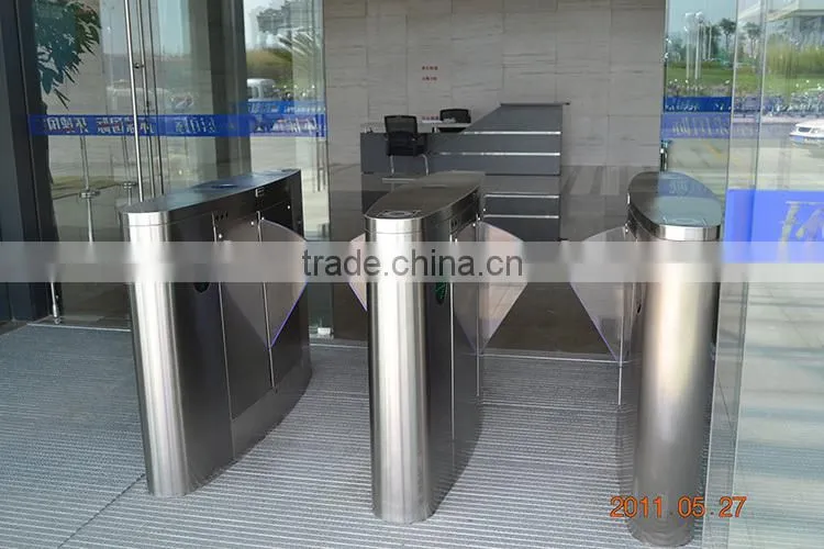 CE Approved Alarm Flap Turnstile with IR Sensor