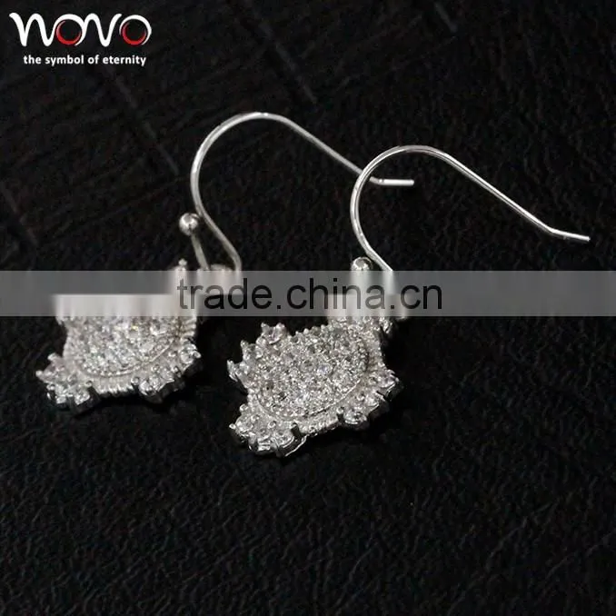 New 2016 latest earring designs jewelry brass earrings with high quality