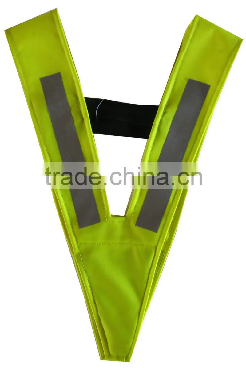2015 Top sell 120gsm reflective vest with pvc reflective tape