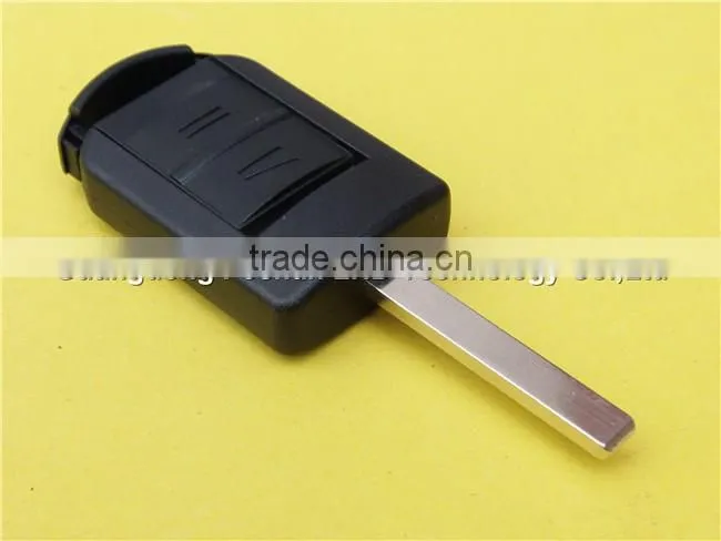 Good price 2 button remote key fob shell with Hu100 blade For Vauxhallor Opel Corsa Agila Meriva Combo